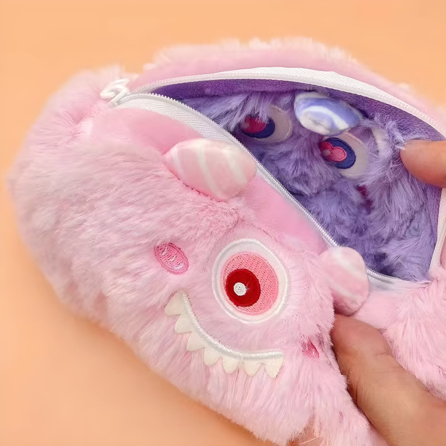 Pencil Case Fluffy Monster