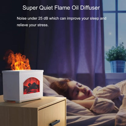 Cozy Flame Mini Fireplace – Cute Aroma Humidifier for a Warm & Comfy Home