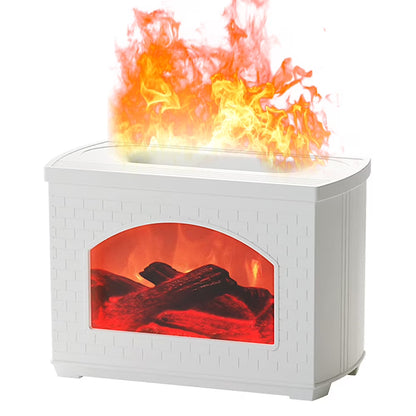 Cozy Flame Mini Fireplace – Cute Aroma Humidifier for a Warm & Comfy Home