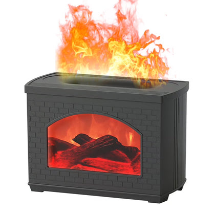 Cozy Flame Mini Fireplace – Cute Aroma Humidifier for a Warm & Comfy Home