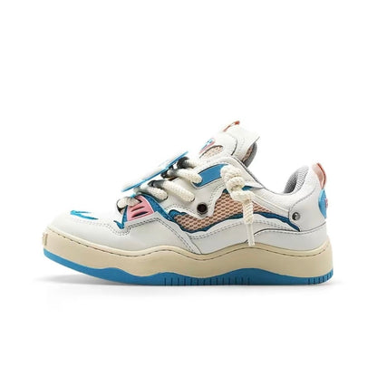 CatSofa Wave001 White-Blue