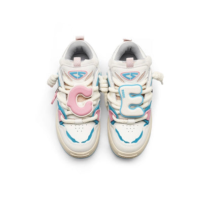 CatSofa Wave001 White-Blue