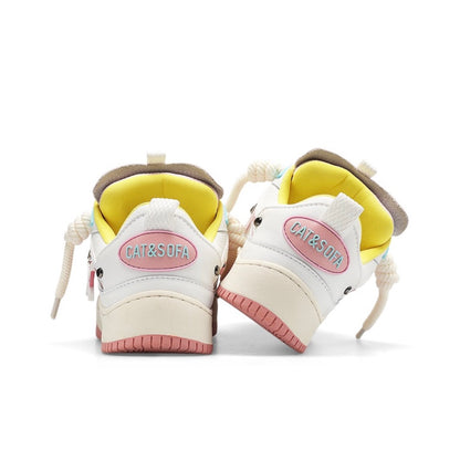 CatSofa Wave001 Snowy Cherry