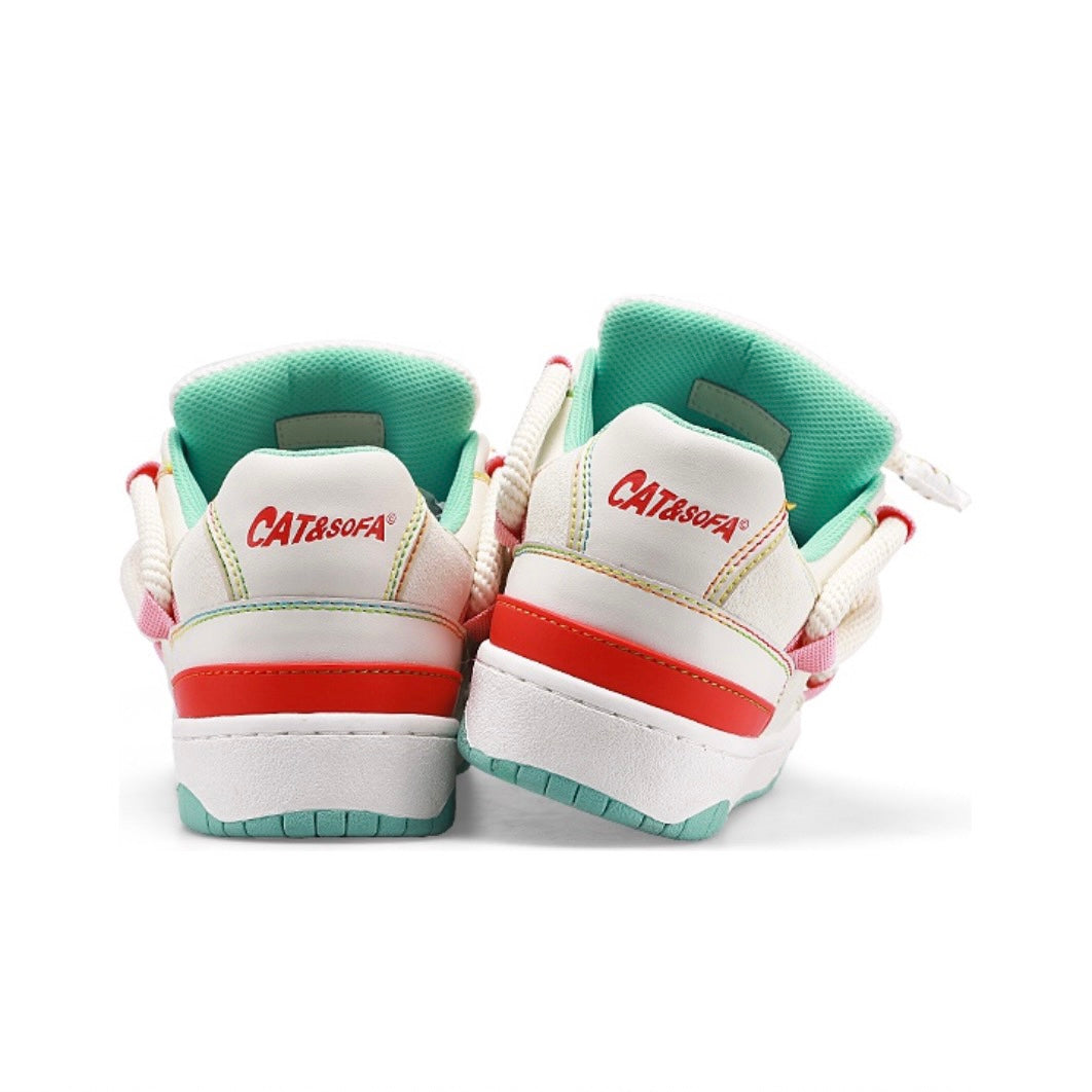 CatSofa White-Turquoise